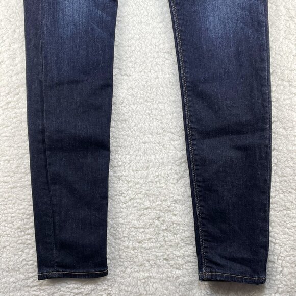Lucky Brand Jeans Womens Sz 2/26 Dark Blue Brooke Ankle Mid Rise Denim 25x29 - Picture 3 of 14
